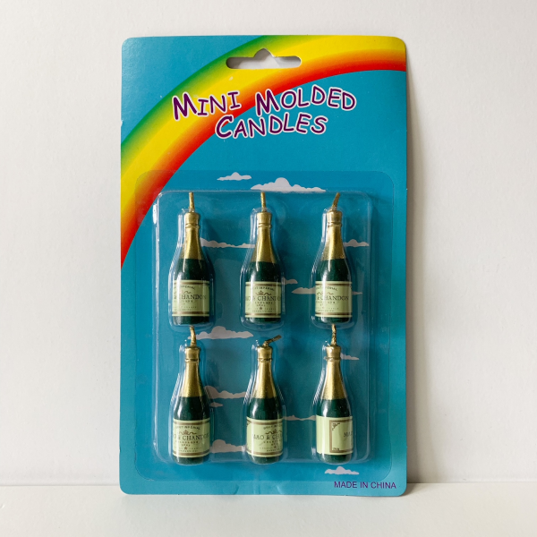 Champagne Bottle Candles