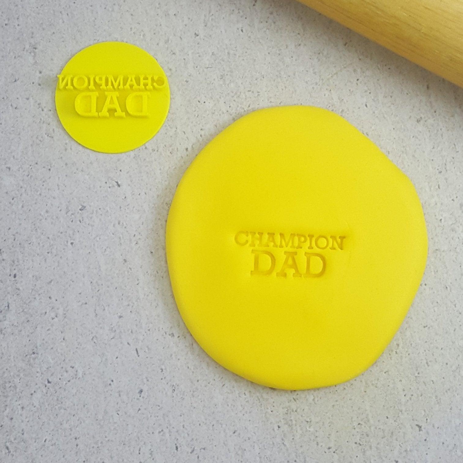 CHAMPION DAD 60MM COOKIE EMBOSSER - Cake Decorating Central