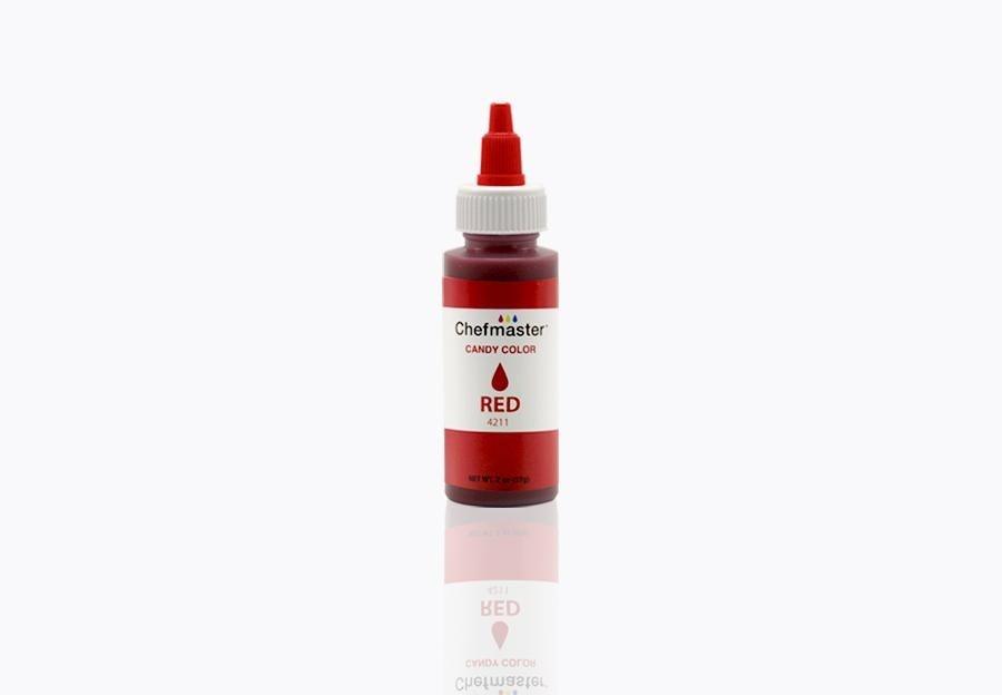 Chefmaster RED Candy Chocolate Colour 2oz - Cake Decorating Central