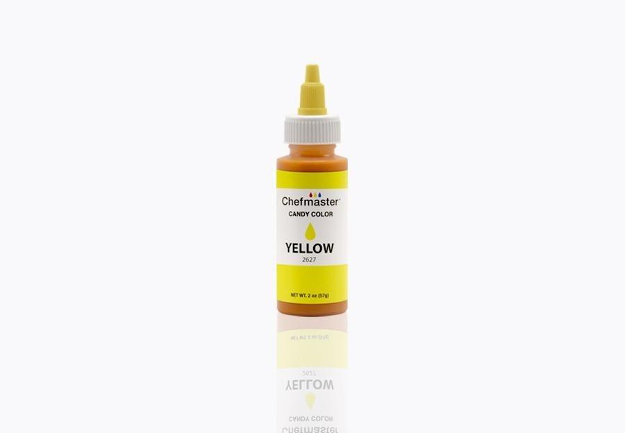 Chefmaster YELLOW Candy Chocolate Colour 2oz - Cake Decorating Central