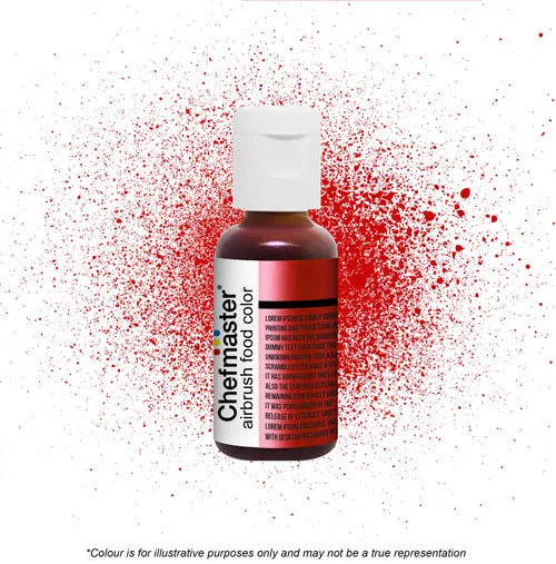 Chefmaster METALLIC RED Airbrush 18g