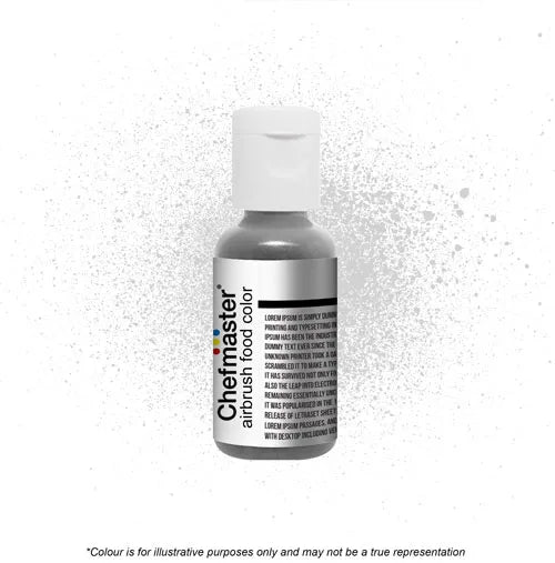 Chefmaster METALLIC SILVER Airbrush 18ml