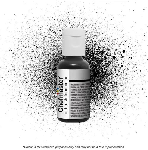 Chefmaster MIDNIGHT BLACK Airbrush 18g