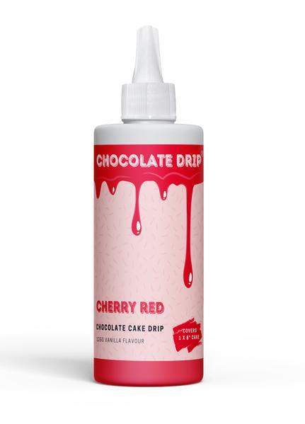 Chocolate Drip CHERRY RED 125G - Cake Decorating Central