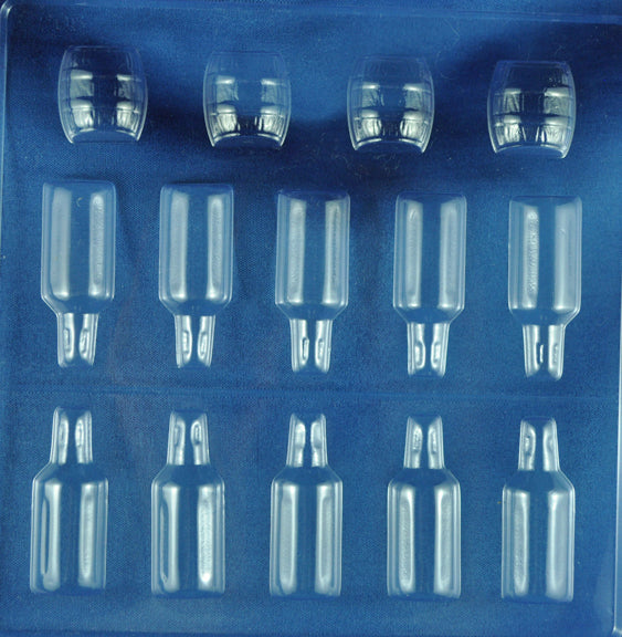 LIQUER BARREL BOTTLES Chocolate Mould