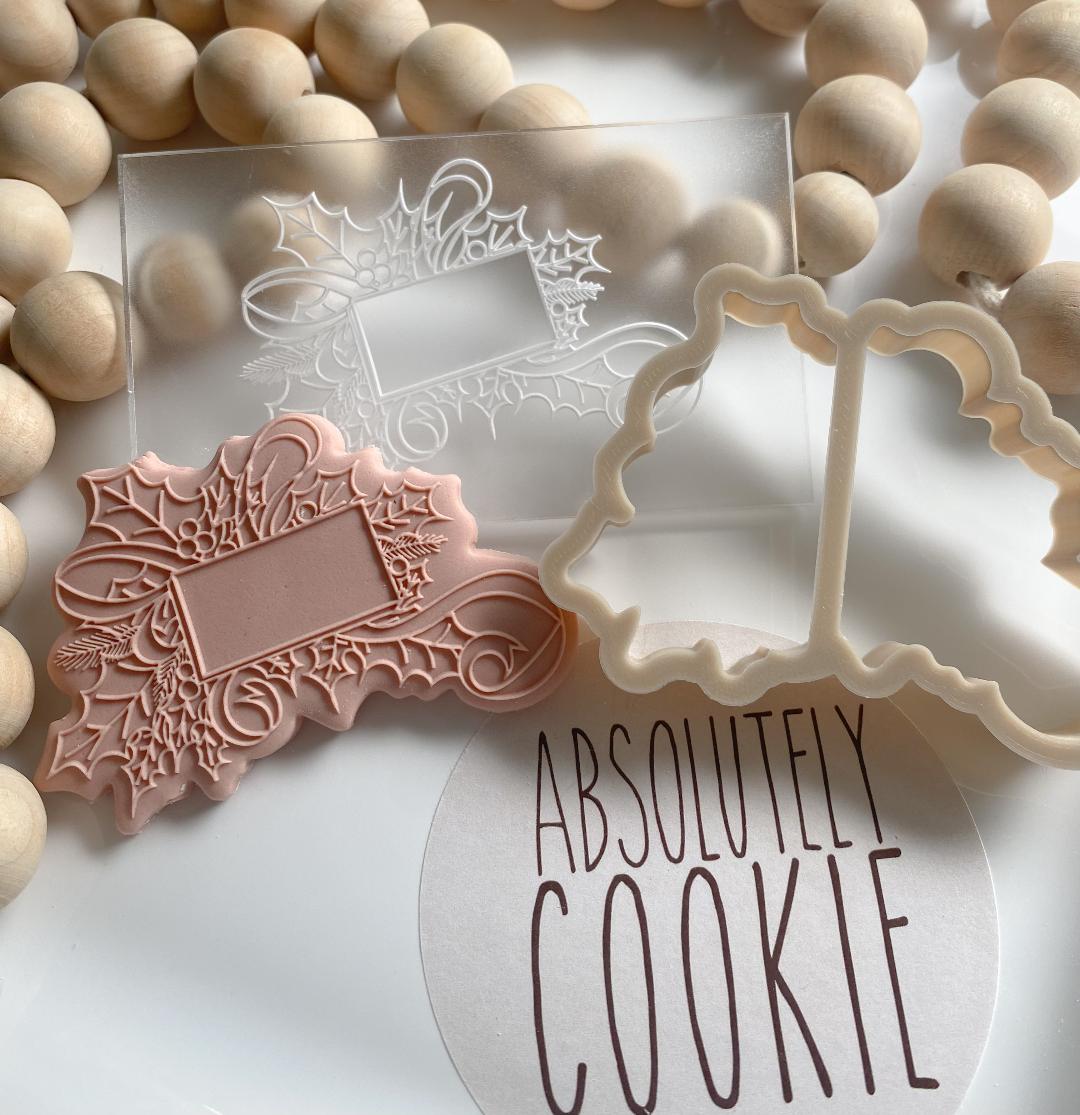 Christmas Plaque Cutter & Debosser Set