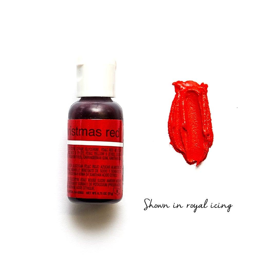 Chefmaster CHRISTMAS RED liqua-gel 20g - Cake Decorating Central