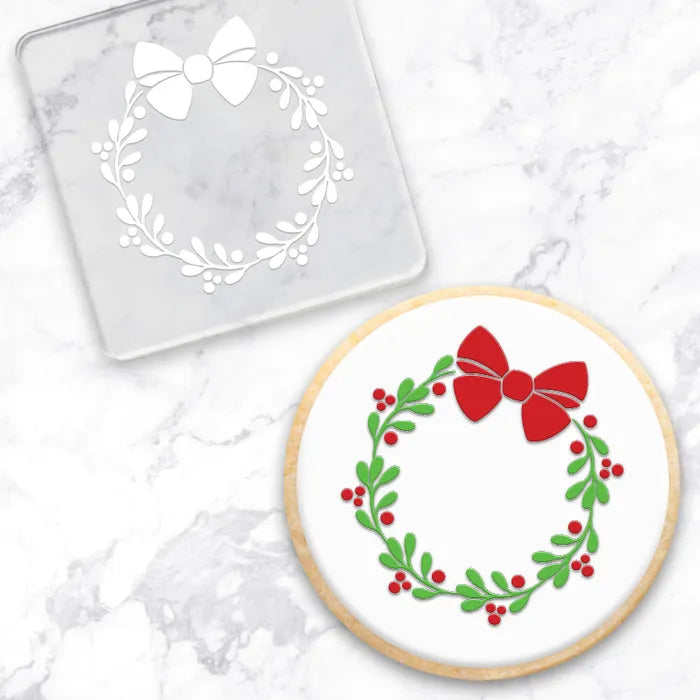 CHRISTMAS WREATH COOKIE DEBOSSER