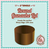 CLEAR GANACHE LID-5in - Cake Decorating Central