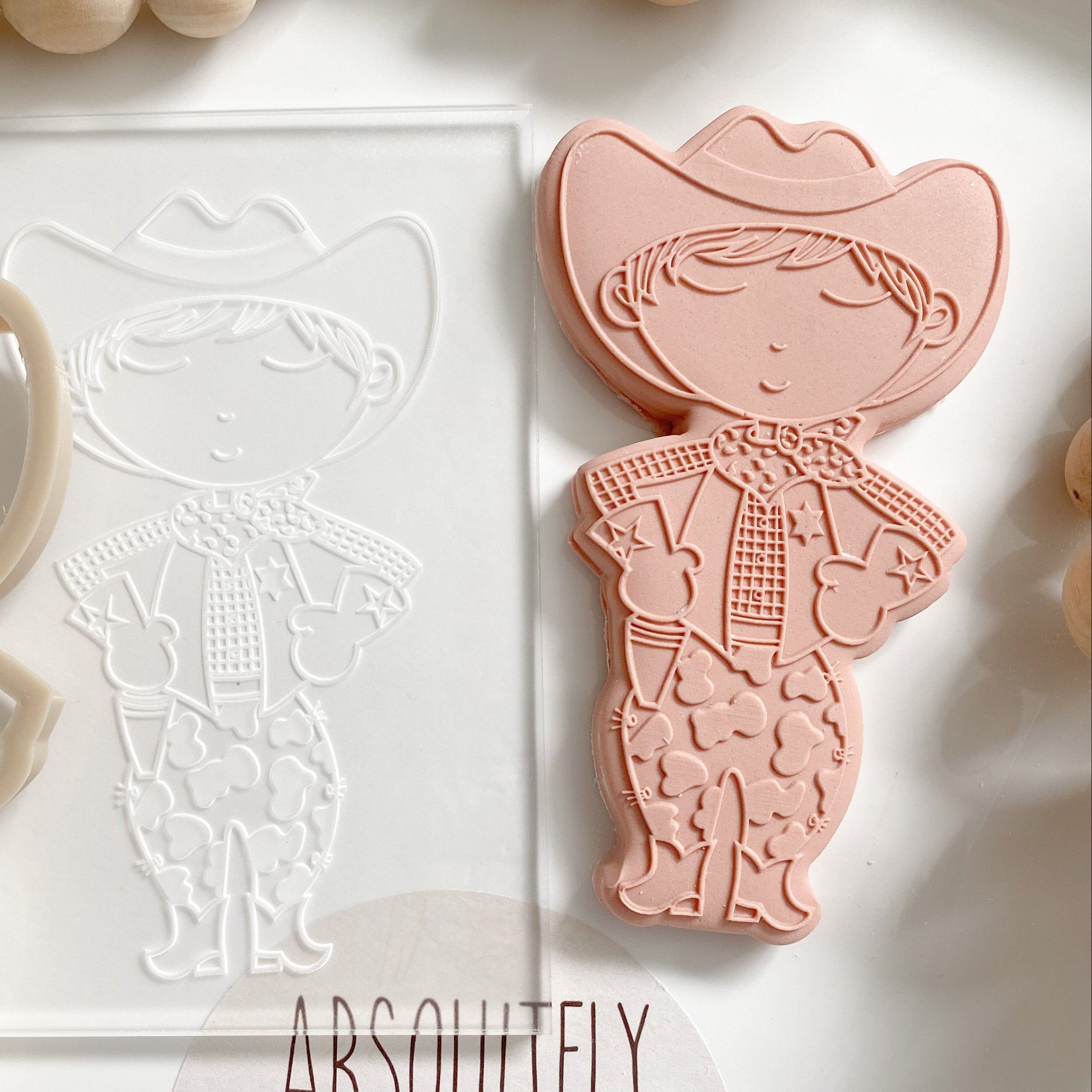 COWBOY CHARLIE Cutter & Debosser Set