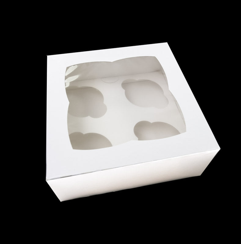 Cupcake Window Box holds 4 (4 inch high)