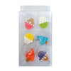 Sugar Decorations CUPCAKE + ICECREAM 6 PIECE - Cake Decorating Central