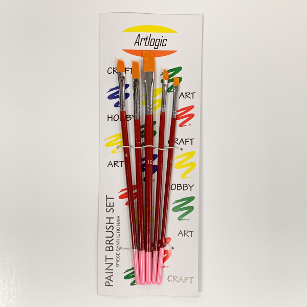Artlogic Dagger Paintbrush Synthetic 5pce