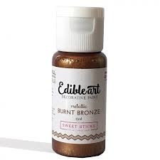 Edible Art Decorative Paint METALLIC BURNT BRONZE 15ml