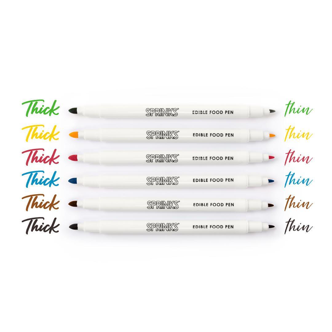 SPRINKS EDIBLE PEN SET - PRIMARY (Pack of 6) - Cake Decorating Central