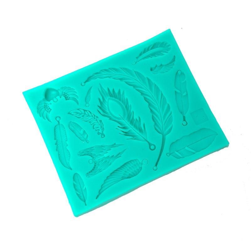 Silicone Mould FEATHERS WINGS - Cake Decorating Central