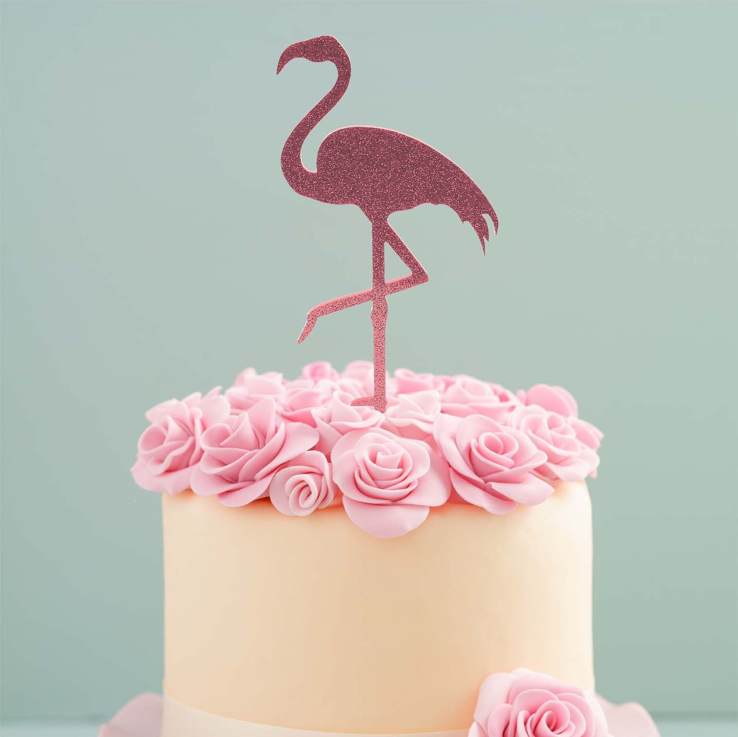 FLAMINGO PINK Acrylic Cake Topper - Cake Decorating Central