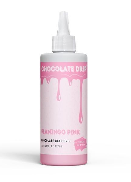 Chocolate Drip FLAMINGO PINK 125G - Cake Decorating Central