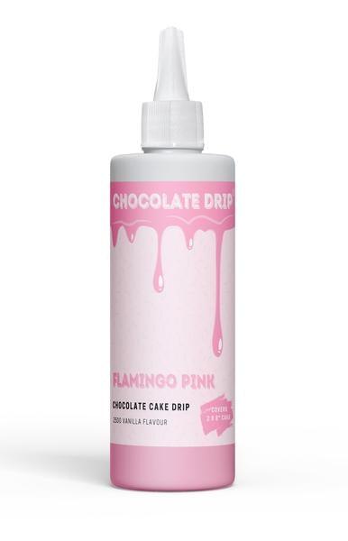 Chocolate Drip FLAMINGO PINK 250G - Cake Decorating Central