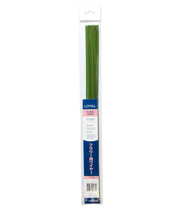 Floral Wire 20g Green