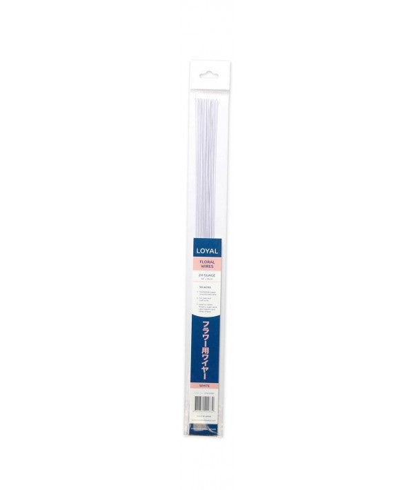 Floral Wire 24g White