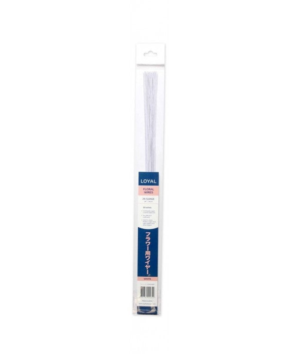 Floral Wire 26G White