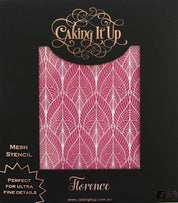 Caking It Up FLORENCE Mesh Cake Stencil NEW - Cake Decorating Central