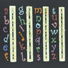 FMM FUNKY Alphabet Lowercase tappit set