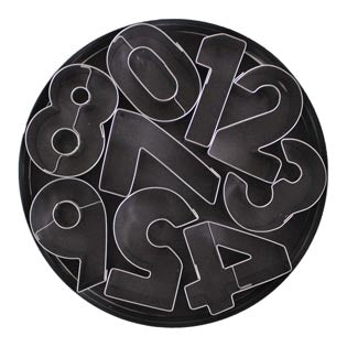 Loyal NUMBER Medium Fondant Cutter Set