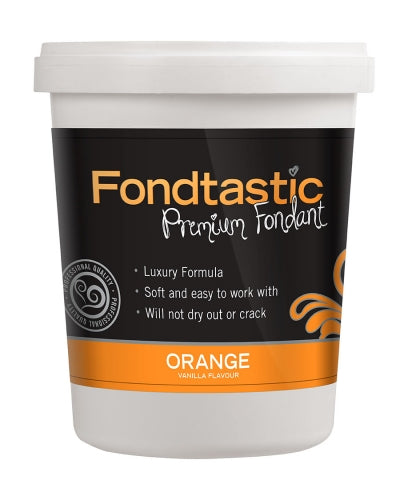 FONDTASTIC ORANGE VANILLA FONDANT 2LB