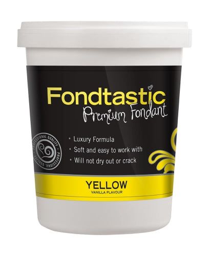 FONDTASTIC YELLOW VANILLA FONDANT 2LB