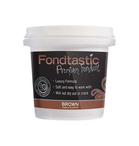 FONDTASTIC BROWN VANILLA FONDANT 8OZ