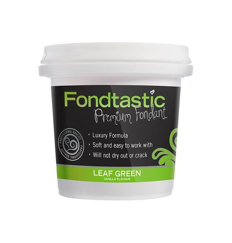 FONDTASTIC LEAF GREEN VANILLA FONDANT 8OZ