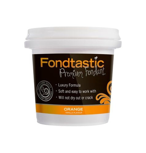 FONDTASTIC ORANGE VANILLA FONDANT 8OZ