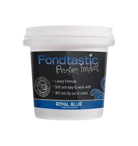 FONDTASTIC ROYAL BLUE VANILLA FONDANT 8OZ