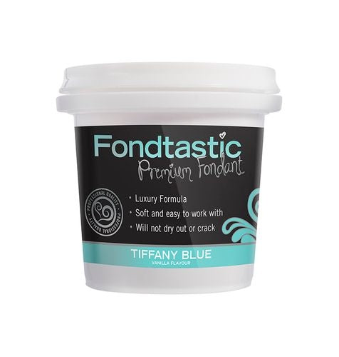 FONDTASTIC TIFFANY BLUE VANILLA FONDANT 8OZ