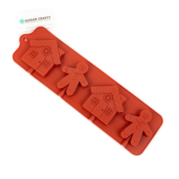 Chocolate Mould GINGERBREAD MAN & HOUSE