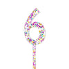 Cake Topper RAINBOW GLITTER 6 - Cake Decorating Central