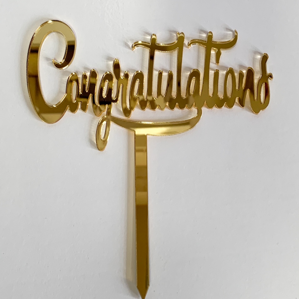Party Hour Congratulations Cake Topper for Cake Decoration Cake Topper  Price in India - Buy Party Hour Congratulations Cake Topper for Cake  Decoration Cake Topper online at Flipkart.com