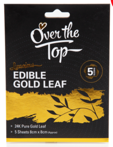 Over The Top GOLD LEAF 24K Transfer - 5 sheets