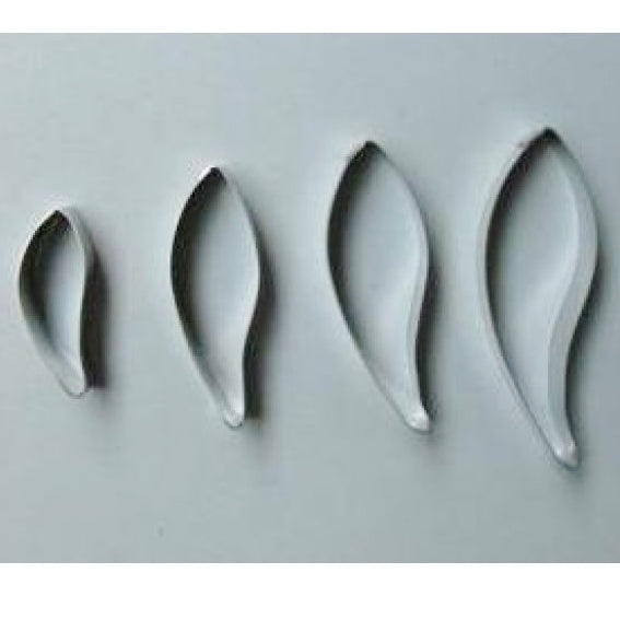 GUM LEAVES 4pce fondant cutter set