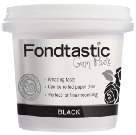 FONDTASTIC GUMPASTE BLACK 225g