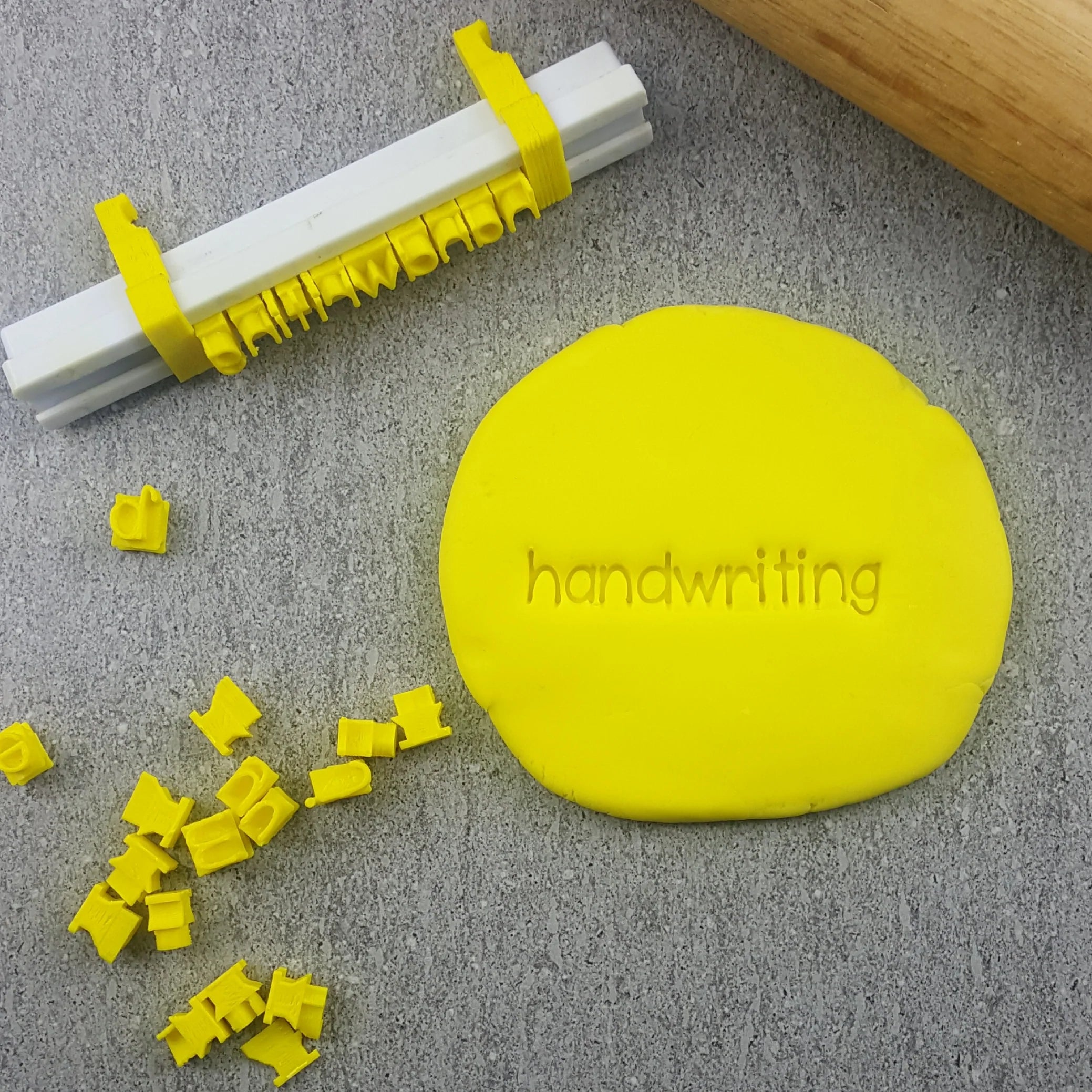 Handwriting Lowercase Alphabet Stamps