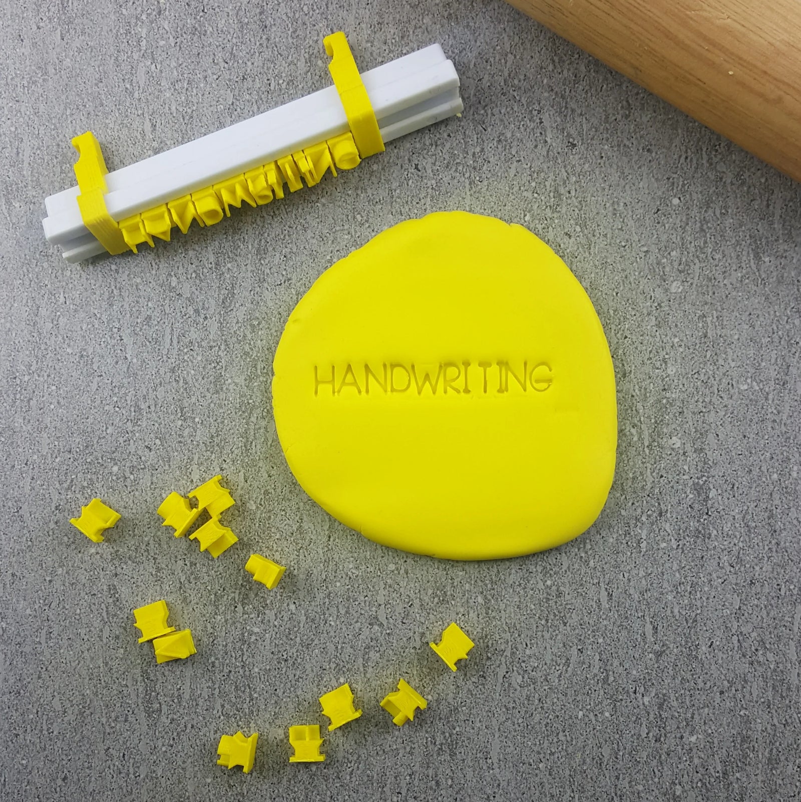 Handwriting Uppercase Alphabet Stamps