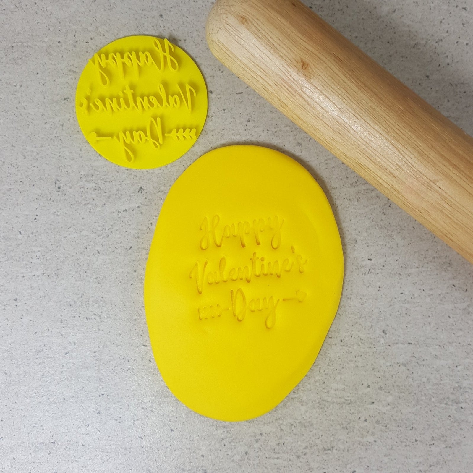 HAPPY VALENTINES DAY 60MM COOKIE EMBOSSER - Cake Decorating Central