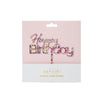 Cake Topper RAINBOW GLITTER HAPPY BIRTHDAY - Cake Decorating Central