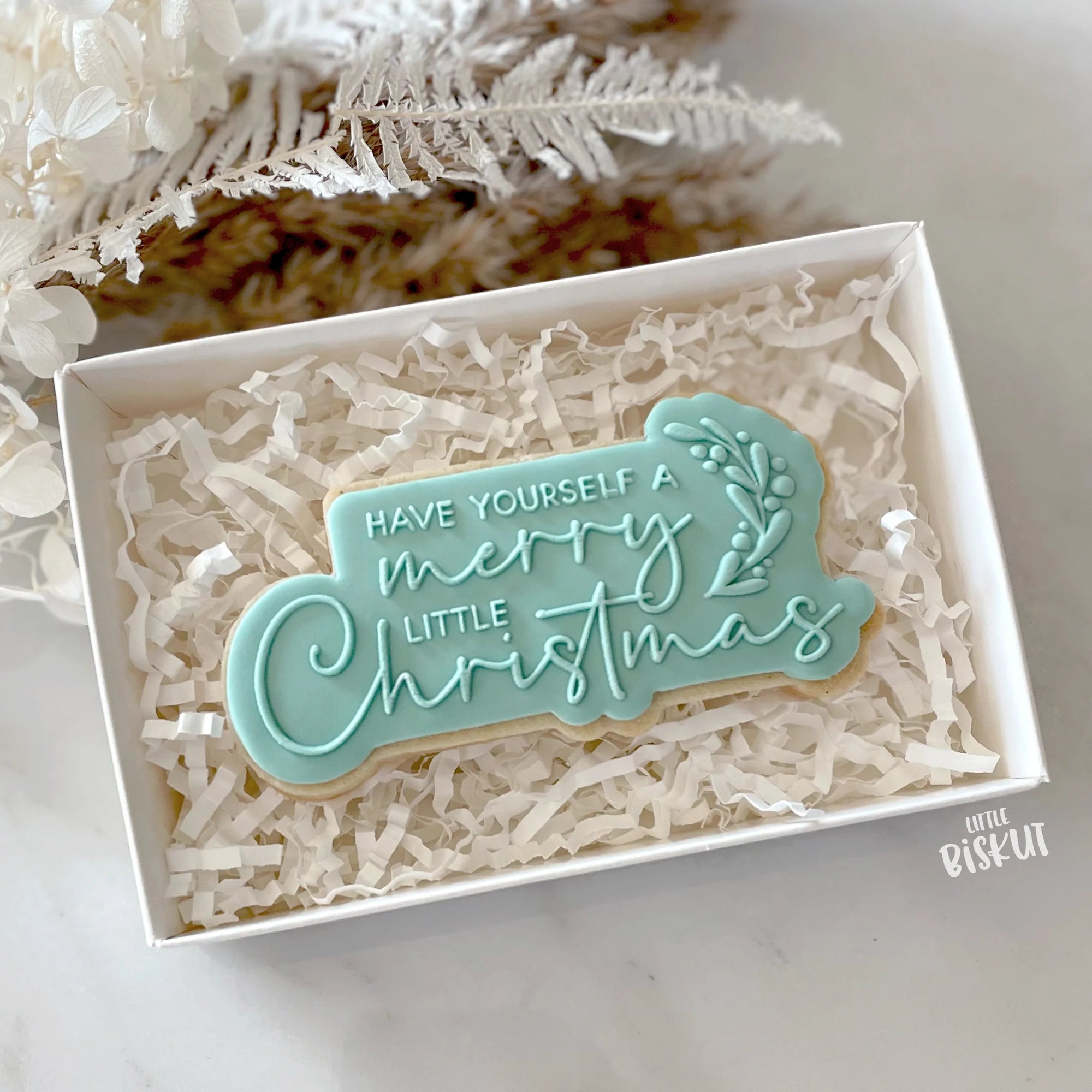 HAVE YOURSELF A MERRY LITTLE CHRISTMAS EMBOSSER + CUTTER SET by Little Biskut