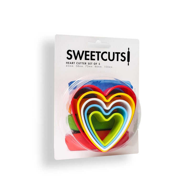 HEART CUTTER SET OF 5 - Cake Decorating Central