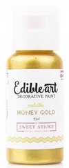 Edible Art Decorative Paint METALLIC HONEY GOLD 15ml