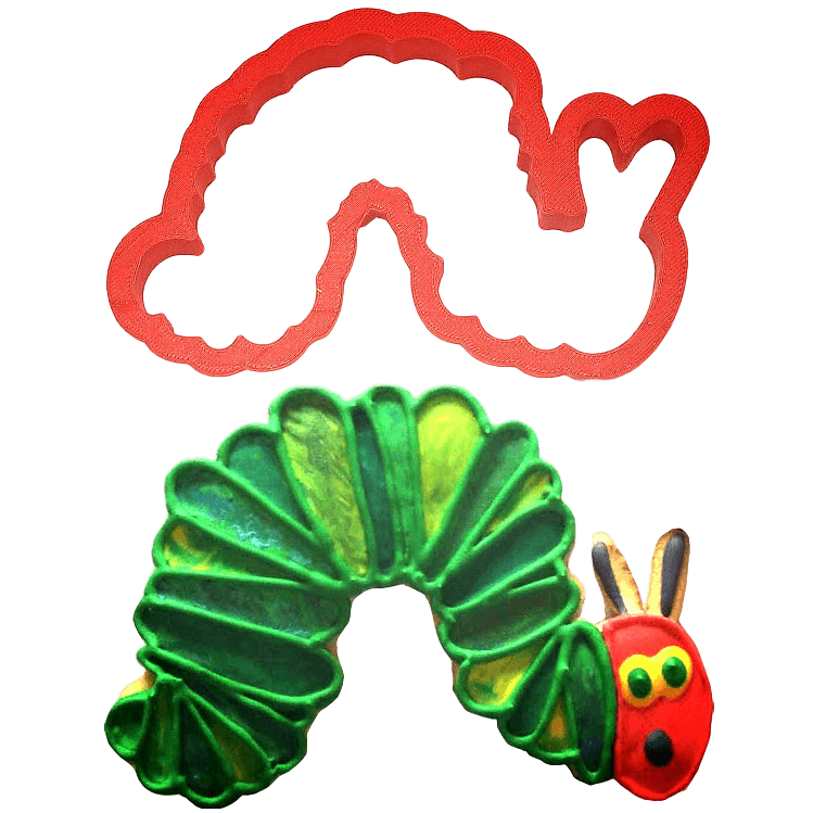 CATERPILLAR HUNGRY LITTLE COOKIE CUTTER - Cake Decorating Central